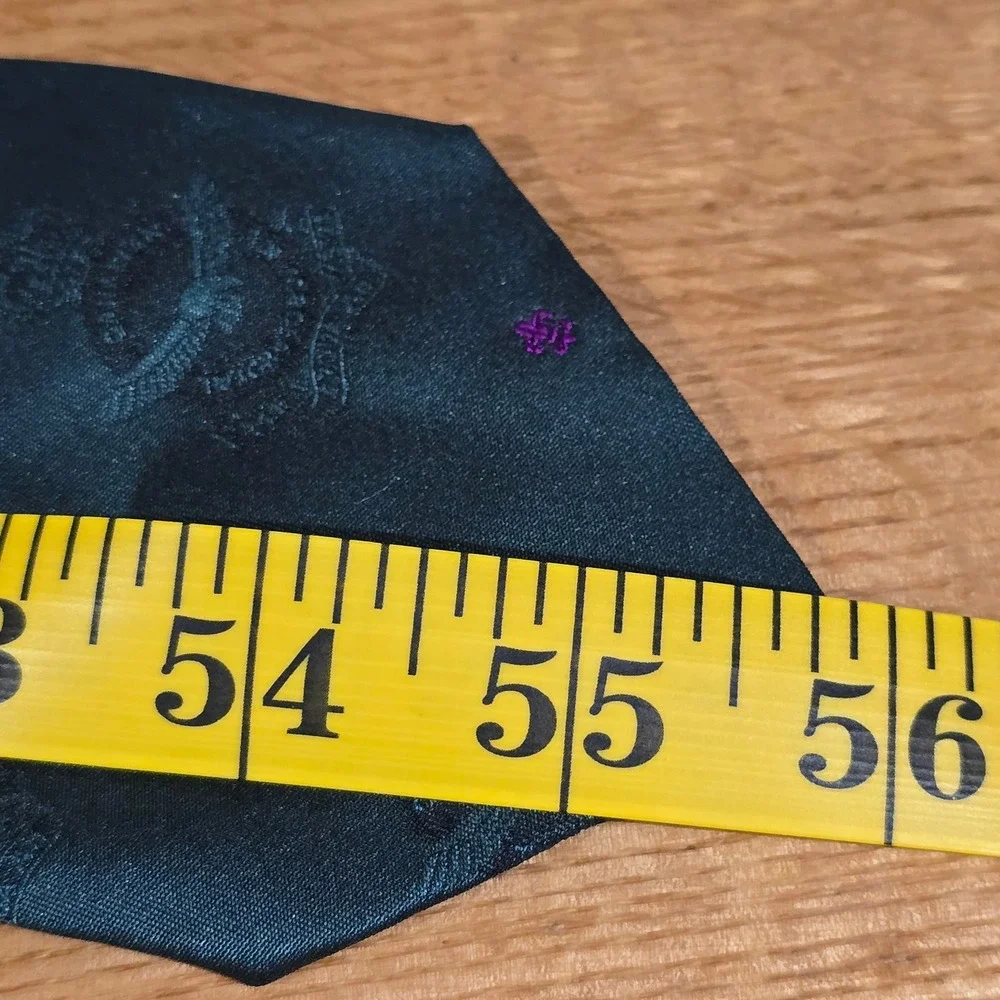 Edsor Kronen MC Krauss Silk Tie Royal Canadian Air Force RCAF Teal Green Magenta